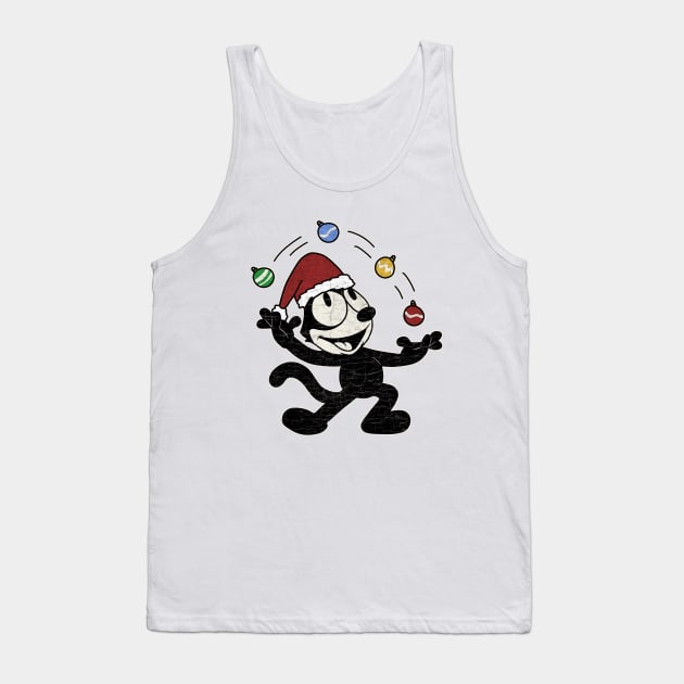 Felix the cat - Christmas Tank Top by valentinahramov